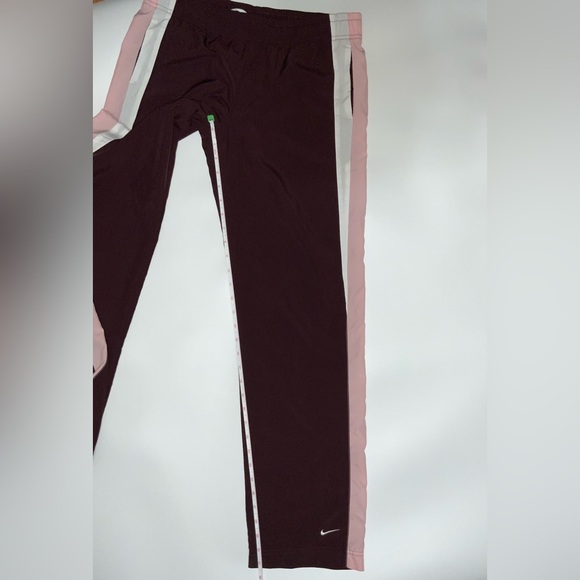 Nike 2 pieces warmup, jogger Pink and Wine color with side strips EXCELLENT!! - Picture 5 of 10